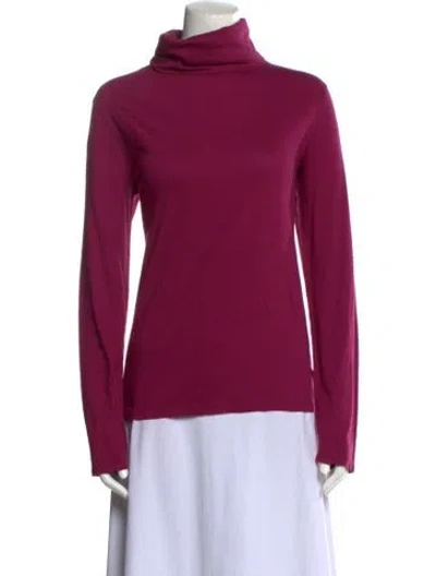 Pre-owned Apc Turtleneck Long Sleeve Top In Purple