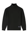 Apc A.p.c. Walter High-neck Sweater In Black