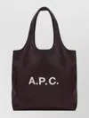 Apc A.p.c. Ninon Brown Media Tote Bag Women In Brown