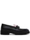 Apc Black Clem 2.0 Loafers In Black