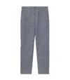 Apc Unisex Carpenter Jeans With Heavyweight Striped Cotton Fabric In Blue