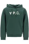 Apc Unisex Grand Vpc Hooded Sweat In Green