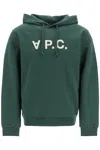 Apc Unisex Grand Vpc Hooded Sweat In Green