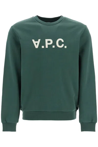 Apc A.p.c. Unisex Grand Vpc Sweat In Green