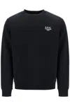 Apc Unisex Rue Madame Sweatshirt In Noirblanc (black)
