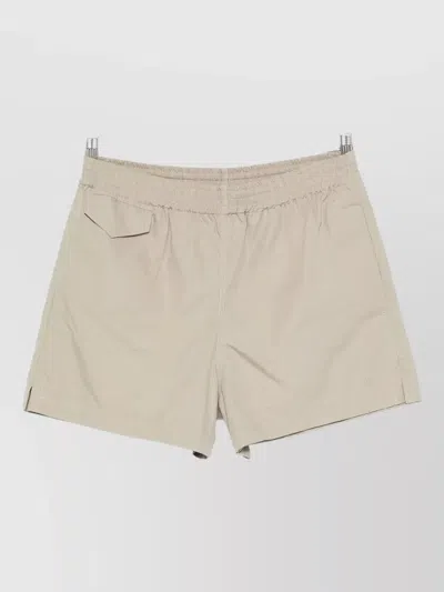 Apc Utility Beach Shorts Short Length Pockets In Animal Print