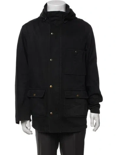 Pre-owned A.p.c. Utility Jacket In Black