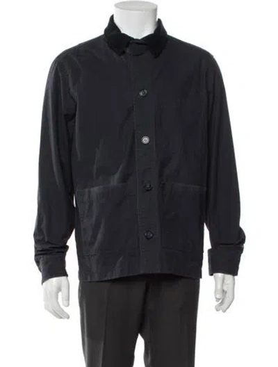 Pre-owned A.p.c. Utility Jacket In Blue
