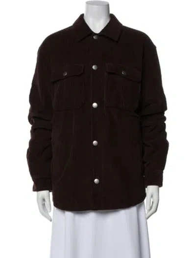 Pre-owned Apc Utility Jacket In Brown