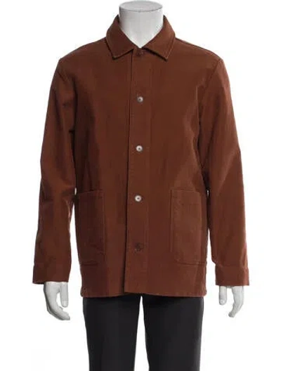 Pre-owned Apc Utility Jacket In Brown