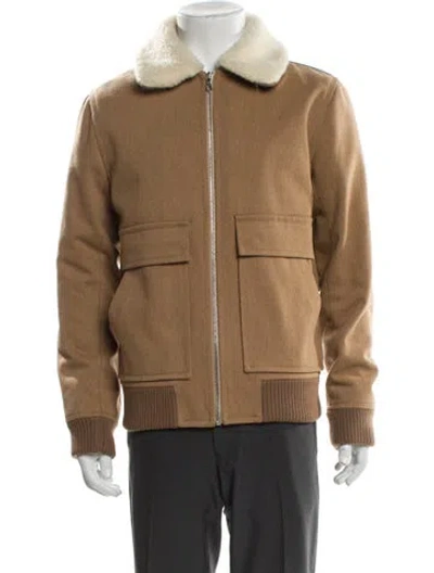 Pre-owned A.p.c. Utility Jacket In Brown