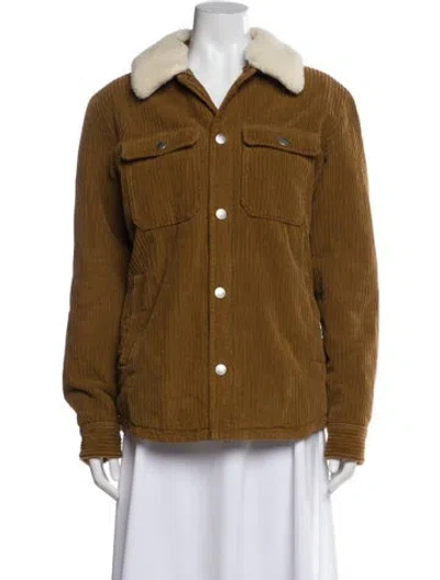 Pre-owned Apc Utility Jacket In Brown