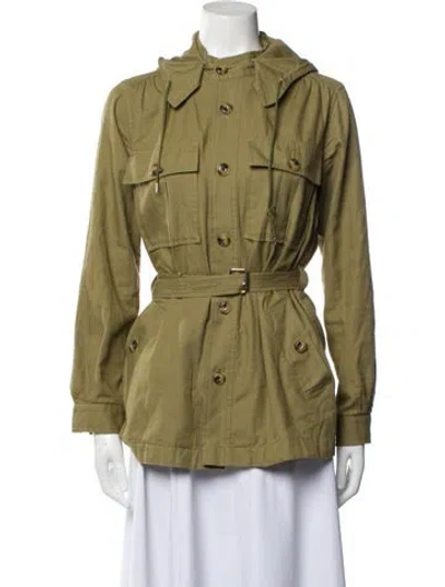 Pre-owned Apc Utility Jacket In Green