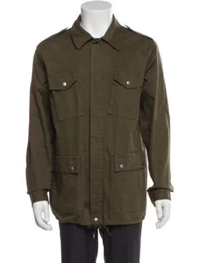 Pre-owned Apc Utility Jacket In Green
