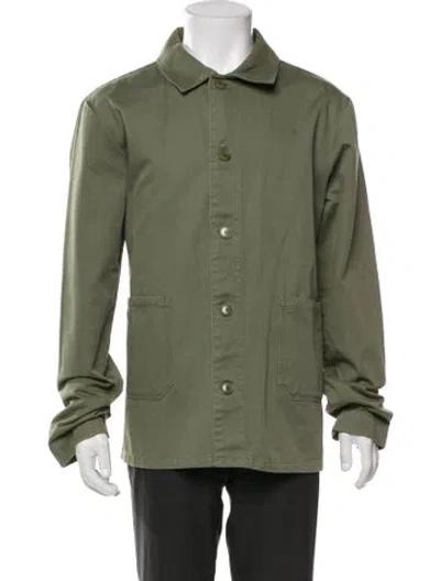 Pre-owned Apc Utility Jacket In Green