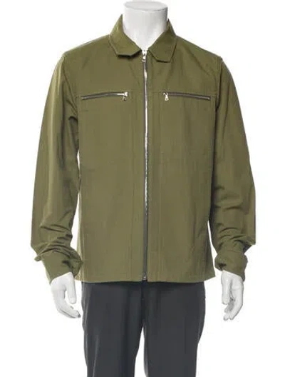 Pre-owned Apc Utility Jacket In Green