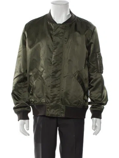 Pre-owned A.p.c. Utility Jacket In Green