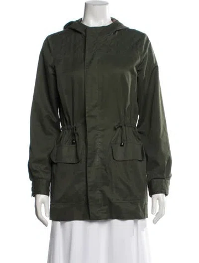 Pre-owned A.p.c. Utility Jacket In Green