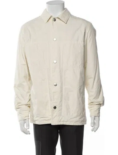 Pre-owned A.p.c. Utility Jacket In Neutral
