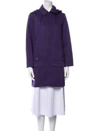 Pre-owned Apc Utility Jacket In Purple