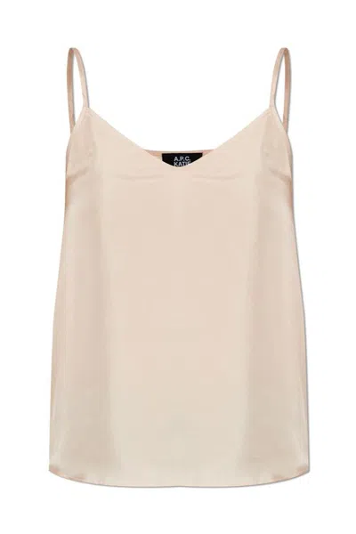 Apc Silk Top In Pink