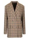 Apc Valentina Blazer In Neutrals