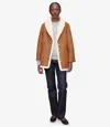 Apc Vanessa Coat 40 Ecru In Ecru
