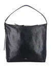 Apc Vera Maxi Shoulder Bag With Adjustable Strap In Black