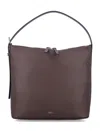 Apc A.p.c. Vera Leather Shoulder Bag In Brown