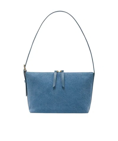 Apc A.p.c. Vera Baguette Shoulder Bag In Blue