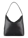 Apc Vera Black Shoulder Bag With Embossed Logo Lettering On The Front And Adjustable Shoulder Strap In L