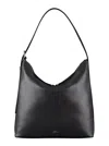 Apc Vera Black Shoulder Bag With Embossed Logo Lettering On The Front And Adjustable Shoulder Strap In L