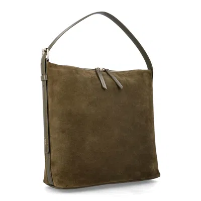 A.p.c. Vera Leather Bag With Adjustable Strap In Sand