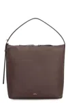 Apc Smooth Leather Shoulder Bag With Adjustable Strap In Brown