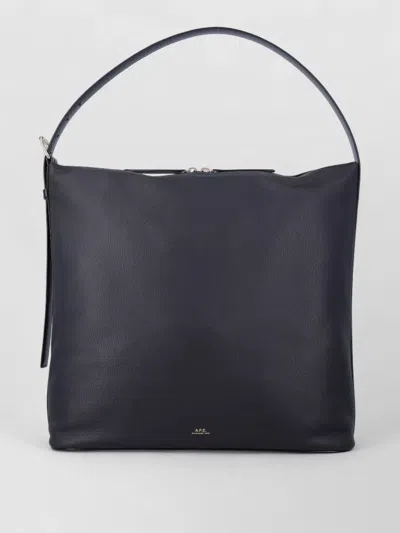 A.p.c. Vera Maxi Leather Shoulder Bag