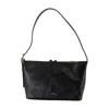 Apc A.p.c. Calfskin Shoulder Bag With Top Handle In Black