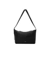 Apc A.p.c. Calfskin Shoulder Bag With Top Handle In Black