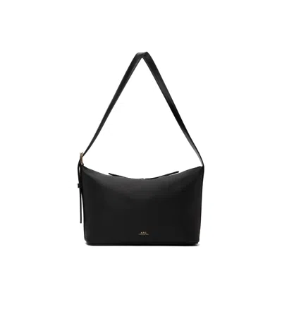APC A.P.C. VERA LOGO EMBOSSED SHOULDER BAG