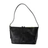 Apc Top-handle Calfskin Shoulder Bag In Black