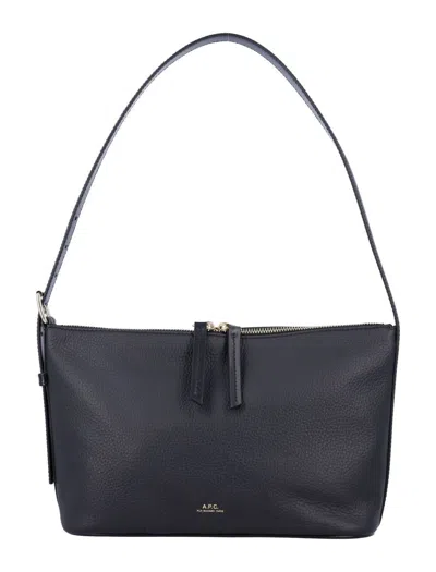 Apc A.p.c. Vera Shoulder Bag In Burgundy