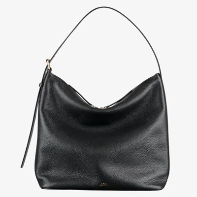 Apc A.p.c. Vera Shoulder Bag In Black