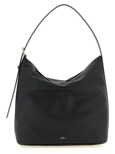Apc Vera Maxi Shoulder Bag In Black