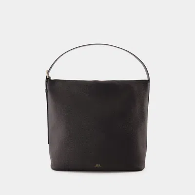 Apc A.p.c. Vera Shoulder Bag In Black