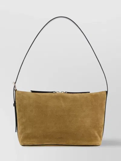 Apc Vera Shoulder Bag In Suede