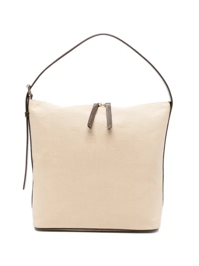 A.p.c. Vera Shoulder Bag In Neutral