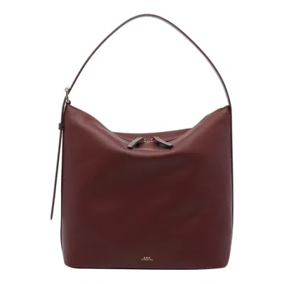 Apc Vera Shoulder Bag In Red