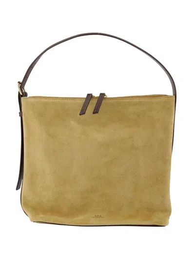 A.p.c. Vera Shoulder Bag In Brown