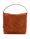 Apc Vera Suede Tote Bag In Brown
