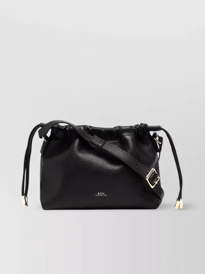 Apc Versatile Compact Ninon Cross-body Bag In Black