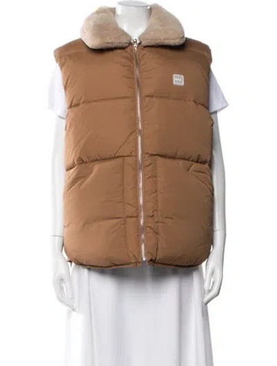 Pre-owned A.p.c. Vest In Brown